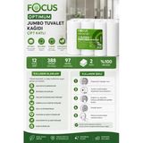 Focus Optimum Jumbo Tuvalet Kağıdı Çift Katlı 388 Yaprak 97 m 12 Adet