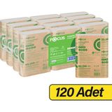 Focus Optimum Z Katlama Kağıt Havlu Çift Katlı 20 x 24 cm 200 Yaprak - 12 Adet (50000691) x 10 Adet