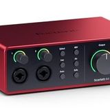 Focusrite Scarlett 4i4 Gen 4 Ses Kartı: Müzik Yaratıcıları, Şarkı Yazarları ve İçerik Üreticileri İçin USB Audio Arayüzü, Stüdyo Kalitesinde Kayıt ve Kayıt Yapmanız İçin Gerekli Tüm Yazılımlar