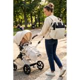 Focux-07 Klinkır Anne Bakım Bebek Çantası Anne Çantası Sırt Çantası - Krem