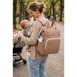 Focux-07 Klinkır Anne Bakım Bebek Çantası Anne Çantası Sırt Çantası - Pudra
