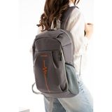 Focux Nil-09 Outdoor (44CMX25CMX18CM) Unisex Günlük Sırt Çantası Spor Çantası Çok Amaçlı Çanta - Gri