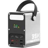 Fogy 80.000MAH 35W Hızlı Şarj Askılı LED Göstergeli El Fenerli Taşınabilir Powerbank - Mavi