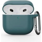 Fogy Airpods 4. Nesil Liquid Silicone Hq Tıpalı Silikon Kılıf - Koyu Yeşil