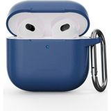 Fogy Airpods 4. Nesil Liquid Silicone Hq Tıpalı Silikon Kılıf - Lacivert