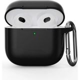 Fogy Airpods 4. Nesil Liquid Silicone Hq Tıpalı Silikon Kılıf - Siyah