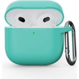 Fogy Airpods 4. Nesil Liquid Silicone Hq Tıpalı Silikon Kılıf - Su Yeşili