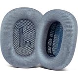 Fogy AirPods Max Kulaklık için Kulak Yastıkları - Silikon Katmanlı, Mıknatıslı, Hafızalı Köpüklü ve Gürültü İzolasyonlu Geliştirilmiş Fileli Yedek Kulaklık Yastıkları (Mavi)