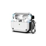 Fogy Airpods Pro (2.nesil) ile Uyumlu Mıknatıslı Kapak Şık GörünüşKancalı Asgard Kılıf, Beyaz