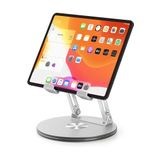Fogy Alüminyum İpad Standı Yüksekliği Ayarlanabilir 360° Döner Ve Sağlam Samsun Tablet Standı 12 İnç