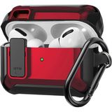 Fogy Apple Airpods Pro 2 Darbeye Dayanıklı Bumblebee Silikon Koruyucu Kılıf - Kırmızı