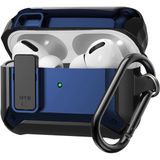 Fogy Apple Airpods Pro 2 Darbeye Dayanıklı Bumblebee Silikon Koruyucu Kılıf - Lacivert