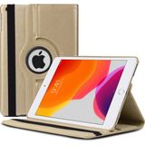 Fogy Apple iPad 10.2 Inç 9.nesil 360° Dönebilen Standlı Premium Tablet Kılıfı - Altın