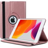 Fogy Apple iPad 10.2 Inç 9.nesil 360° Dönebilen Standlı Premium Tablet Kılıfı - Rose Gold