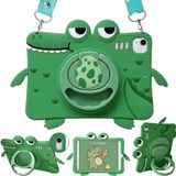 Fogy Apple Ipad 11 A16 11.Nesil/10.nesil 2022/2025 ile Uyumlu Cute Dolls Çocuklar için Standlı Karkterli Yumuşak Tablet Kılıfı Coroco