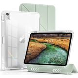 Fogy Apple iPad Mini 6/7 Nesil Ile Uyumlu Kılıf Magnetik Kalem Şarj Bölmeli Uyku Modlu Şeffaf Pu Kapak - Açık Yeşil