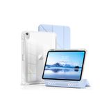 Fogy Apple iPad Mini 6/7 Nesil İle Uyumlu Kılıf Magnetik Kalem Şarj Bölmeli Uyku Modlu Şeffaf Pu Kapak