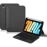 Fogy Apple iPad mini 7 (A17 Pro)2024/iPad Mini 6.Nesil 2021 ile Uyumlu Mag Touchpad Blutooth Işıklı RGB Standlı Türkçe Q Klavyeli Kılıfı