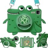 Fogy Apple iPad Pro 11 3.4.Nesil 2021/2022 iPad Air 5/6/7/8 10.9/11 inç ile Uyumlu Cute Dolls Çocuklar için Standlı Karkterli Yumuşak Tablet Kılıfı Cococo