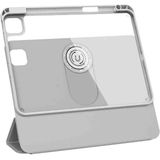 Fogy Apple iPad Pro 13 2024 Uyumlu 360° Dönebilen Standlı Magnetik Koruyucu Tablet Kılıfı - Gri