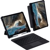 Fogy Apple Ipad Pro 4. Nesil M2 2022 11 Inç Klavye Mag Touchpad Klavyeli Standlı Klavyeli Kılıf - Siyah