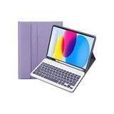Fogy Bluetooth Türkçe Q Klavyeli Kılıfı 10. Nesil 2022/2025 Uyumlu iPad (A16) İçin Multimedya Tuşlarıyla - Mor