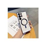 Fogy Galaxy S24 Ultra ile Uyumlu Kablosuz Şarj Ile ile Uyumlu Kamera Koruyucu Şeffaf Lüks ile Uyumluı, Açık Mavi