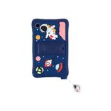 Fogy Galaxy Tab A7 Lite Sm-T220 ile Uyumlu Case Kickstand Silikon Pc Astronot Tasarım Tablet Kapağı Kılıfı