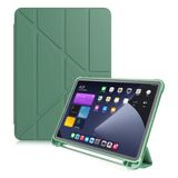 Fogy Galaxy Tab A8 10.5 SM-X200 (2021) Uyumlu Kalemlikli Premium Standlı Katlanabilir Uyku Modu Özellikli Tablet Kılıfı - Koyu Yeşil