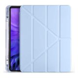 Fogy Galaxy Tab A8 10.5 SM-X200 (2021) Uyumlu Kalemlikli Premium Standlı Katlanabilir Uyku Modu Özellikli Tablet Kılıfı - Mavi