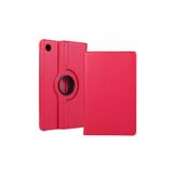 Fogy Galaxy Tab A8 X200 2021 Model ile Uyumlu 360 Dönebilen Standlı Tablet Kılıfı, Koyu Pembe
