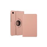 Fogy Galaxy Tab A8 X200 2021 Model ile Uyumlu 360 Dönebilen Standlı Tablet Kılıfı, Rose Gold