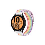 Fogy Galaxy Watch 3 45mm Gear S3 46mm ile Uyumlu Kordon Alpine Loop Kordon (22MM), Beyaz-Çok Renkli