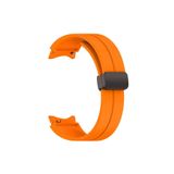 Fogy Galaxy Watch 4/5 40mm ile Uyumlu Kordon Ribbon Line, Açık Turuncu