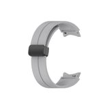 Fogy Galaxy Watch 4/5 44mm ile Uyumlu Kordon Ribbon Line, Gri