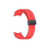 Fogy Galaxy Watch 4/5 44mm ile Uyumlu Kordon Ribbon Line, Kırmızı