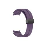 Fogy Galaxy Watch 4/5 44mm ile Uyumlu Kordon Ribbon Line, Mor