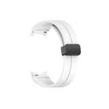 Fogy Galaxy Watch 5 Pro 45mm ile Uyumlu Kordon Ribbon Line, Beyaz