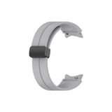 Fogy Galaxy Watch 5 Pro 45mm ile Uyumlu Kordon Ribbon Line, Gri
