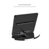 Fogy Galaxy Z Fold 5 ile Uyumlu S Kalem Yuvası İle Kickstand Vaka Lüks Tek Parça Flap Kılıf