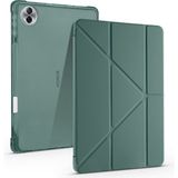 Fogy Honor Pad 10 12.1 Uyumlu Kılıf Tri Folding Kalem Bölmeli Standlı Kabak - Koyu Yeşil