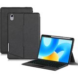 Fogy Huawei Air 11.5 ile Uyumlu Mag Touchpad Blutooth Işıklı Rgb Standlı Türkçe Q Klavyeli Kılıfı - Gri