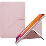 Fogy Huawei Matepad 11.5 S Inç / Air 11.5 Inç / Papermate Uyumlu Kılıf Kalem Bölmeli Trifolding Case Kapak - Huawei MatePad Air 11.5 inç - Rose Gold