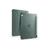 Fogy Ipad (10,Nesil) 10.9" 2022 ile Uyumlu Katlanır Kalemlikli Standlı Uyku Modlu Akıllı Kılıf, Koyu Yeşil