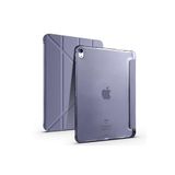 Fogy Ipad (10,Nesil) 10.9" 2022 ile Uyumlu Katlanır Kalemlikli Standlı Uyku Modlu Akıllı Kılıf, Mor