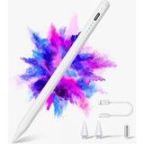 Fogy iPad 11 İnç M2/M4 2025 İçin Avuç Içi Reddetmeli Dokunmatik Kalem Özel Active Pencil - Beyaz