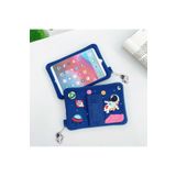 Fogy Ipad 6 Nesil 9.7 2018 ile Uyumlu Case Kickstand Silikon Pc Astronot Tasarım Tablet Kapağı Kılıfı