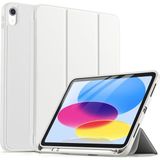 Fogy Ipad (A16) 2025 Kalemlikli Uyku Modlu Standlı Auto Wake/sleep, Soft Slim Tpu Smart Tablet Kılıf - Açık Gri