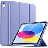 Fogy Ipad (A16) 2025 Kalemlikli Uyku Modlu Standlı Auto Wake/sleep, Soft Slim Tpu Smart Tablet Kılıf - Mor