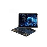 Fogy İpad Air 11 5/6Nesil M1/M2 10,9 2024 ile Uyumlu Case 360 Dönebilen Rgb Işıklı Transparan Tasarım Klavyeli Kılıf